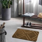 Tapete De Porta Itália Antiderrapante - 40x60cm - Marrom