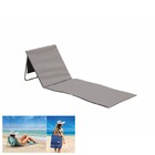 Tapete De Praia Espreguiçadeira Dobrável 160x55cm Cinza - Tob