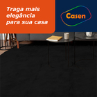 Tapete De Sala 200x150cm Macio Suave Preto Casen