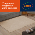 Tapete De Sala 200x250cm Macio Suave Nude Casen
