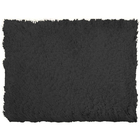 Tapete De Sala  Shaggy Pelo Alto 1,00mx1,40m Preto Casen