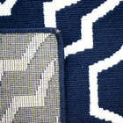 Tapete De Sala Azul Marinho Renaissance Antiderrapante 1,90m