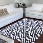 Tapete de Sala Belga Des 113A Marinho 1,40X2,00M - Corttex