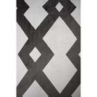 Tapete De Sala Belga Geometric 10 Preto 2,40x3,30m - Edantex