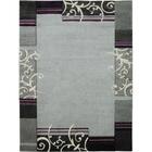 Tapete De Sala Daisy Carving Prata 1,00x1,50m São Carlos