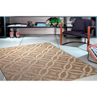 Tapete De Sala Grande 2 Metros X 1,5 Metros Cáqui Antiderrapa