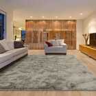 Tapete De Sala New Silk Titânio 140 X 200 Cm - Casen