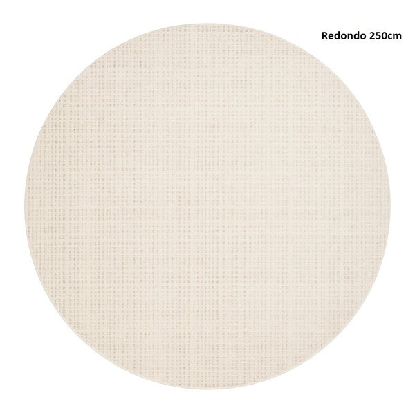 Tapete De Sala Pelo Baixo Redondo 2,5m - Vener 088