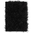 Tapete De Sala Peludo Belmont Preto 0,50x0,80m - São Carlos