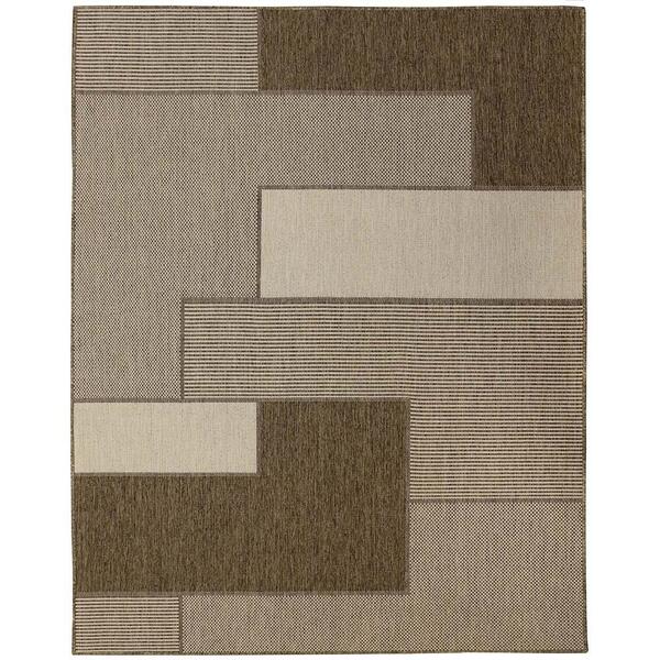 Tapete De Sisal Bali Lascas Marrom E Bege 1,00x1,50m - São Ca