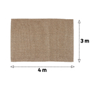 Tapete de Sisal Liso Camelo 4,00x3,00m