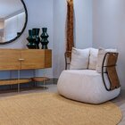 Tapete De Sisal Natural Basico Camelo Redondo 2,0 Camelo