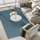 Tapete De Sisal Original Boucle Circular Indigo 150cm Azul