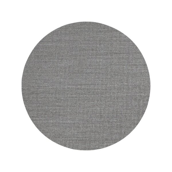 Tapete De Sisal Original Boucle Circular Onix 150cm Cinza Esc