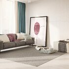 Tapete De Sisal Original Passadeira Luna Onix 0,66x1,80 Cinza