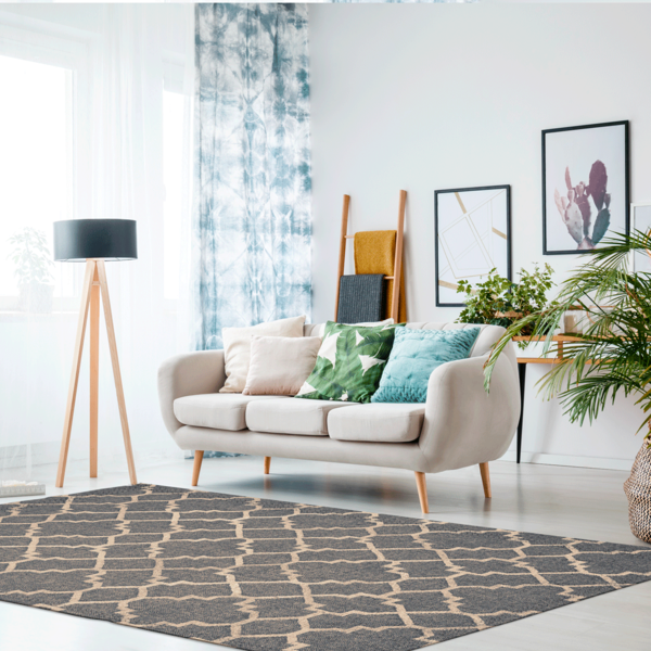 Tapete De Tecido Arabesco Cenize 1,00mx1,35m