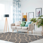 Tapete De Tecido Arabesco Cenize 1,35mx3,00m