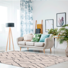 Tapete De Tecido Bege Colonial 1,35mx3,00m