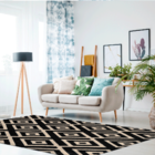 Tapete De Tecido Chevron Classiqé 1,35mx3,00m