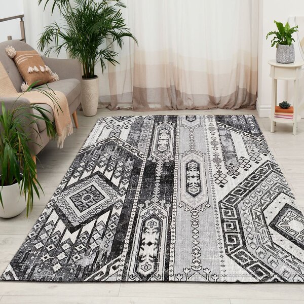 Tapete De Tecido Cinza Astecca 1,35mx2,50m