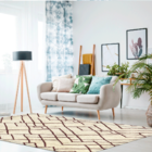 Tapete De Tecido Doha Oriental 1,35mx3,00m