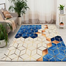 Tapete De Tecido Geometric Color 1,35mx2,00m