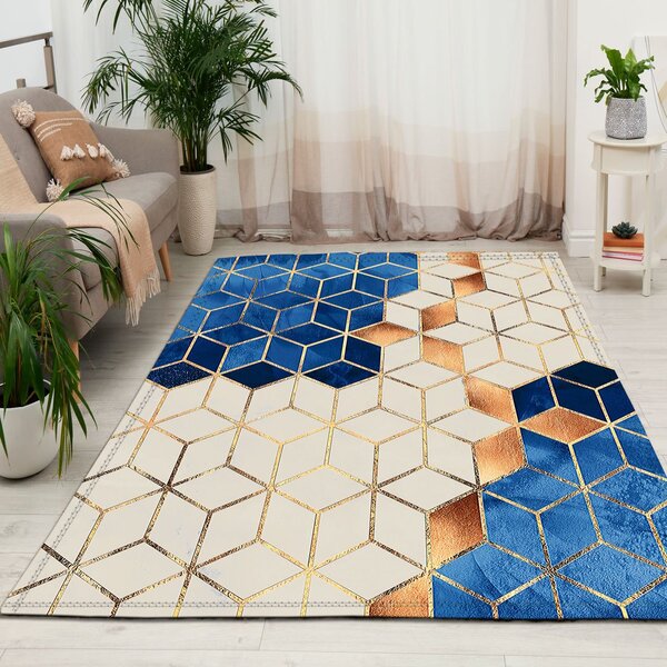 Tapete De Tecido Geometric Color 1,35mx2,50m