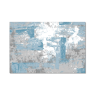 Tapete De Tecido Grunge Azul 1,35mx2,50m