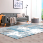 Tapete De Tecido Grunge Azul 1,35mx3,00m