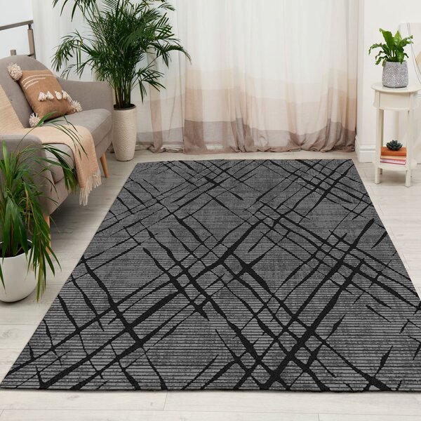 Tapete De Tecido Imperial Black 1,35mx2,50m