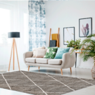 Tapete De Tecido Linho Ocre 1,35mx2,00m