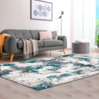 Tapete De Tecido Marmorizado Índigo 1,35mx2,00m