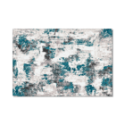 Tapete De Tecido Marmorizado Índigo 1,35mx2,00m