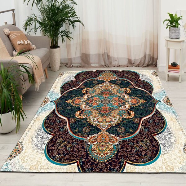 Tapete De Tecido Oriente 1,00mx1,35m