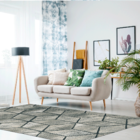 Tapete De Tecido Petra Grafitte 1,35mx2,00m