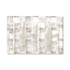 Tapete De Tecido Rabisco Contemporâneo 1,00mx1,35m