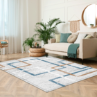 Tapete De Tecido Riade Contemporâneo 1,00mx1,35m