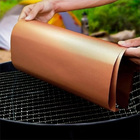 Tapete De Teflon Reutilizável Para Churrasqueira Bbq Grill Ma