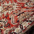 Tapete Decoração Sala Oriente Vermelho Casa Meva 200x140cm