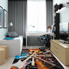 Tapete Decoração Teen Adolescente Guitars Casa Meva Antiderra