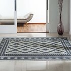 Tapete Decorativo 140x200cm Kilim Antep Cinza