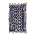 Tapete Decorativo 200x250 Cm Kilim Antep Azul