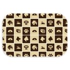 Tapete Decorativo Dogs Quadriculados Único