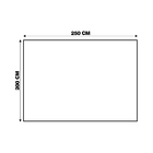 Tapete Decorativo Dupla Face Hera 200x250 ( 4853 ) Azul E Mar