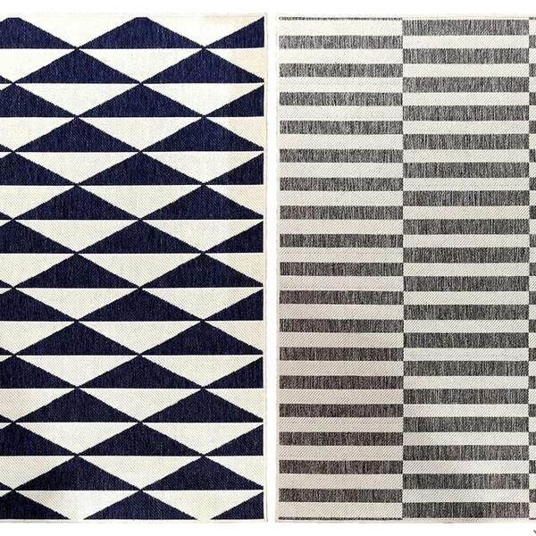 Tapete Decorativo Dupla Face Hera 200x300 ( 4862 ) Azul E Mar