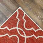 Tapete Decorativo Dupla Face Hera 250x350 Vermelho E Marrom G