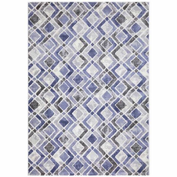 Tapete Decorativo Elizabeth 200x290 Azul G67 - Gran Belo
