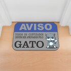 Tapete Decorativo Emborrachado Aviso - Todos Os Convidados De