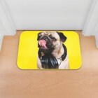 Tapete Decorativo Emborrachado Pug - 60x40 Cm