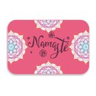 Tapete Decorativo Emborrachado Rosa Namaste E Mandala - 60x40